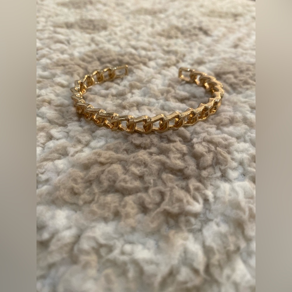 Cuban Link Cuff Bracelet
